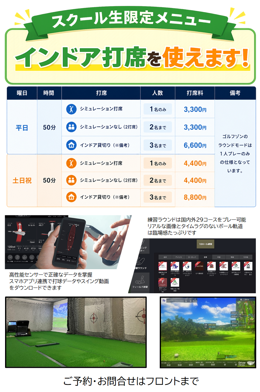 インドア打席